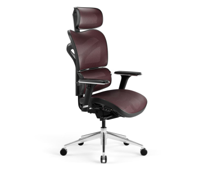 Fotel ergonomiczny DIABLO Chairs V-COMMANDER czarno-burgundowy